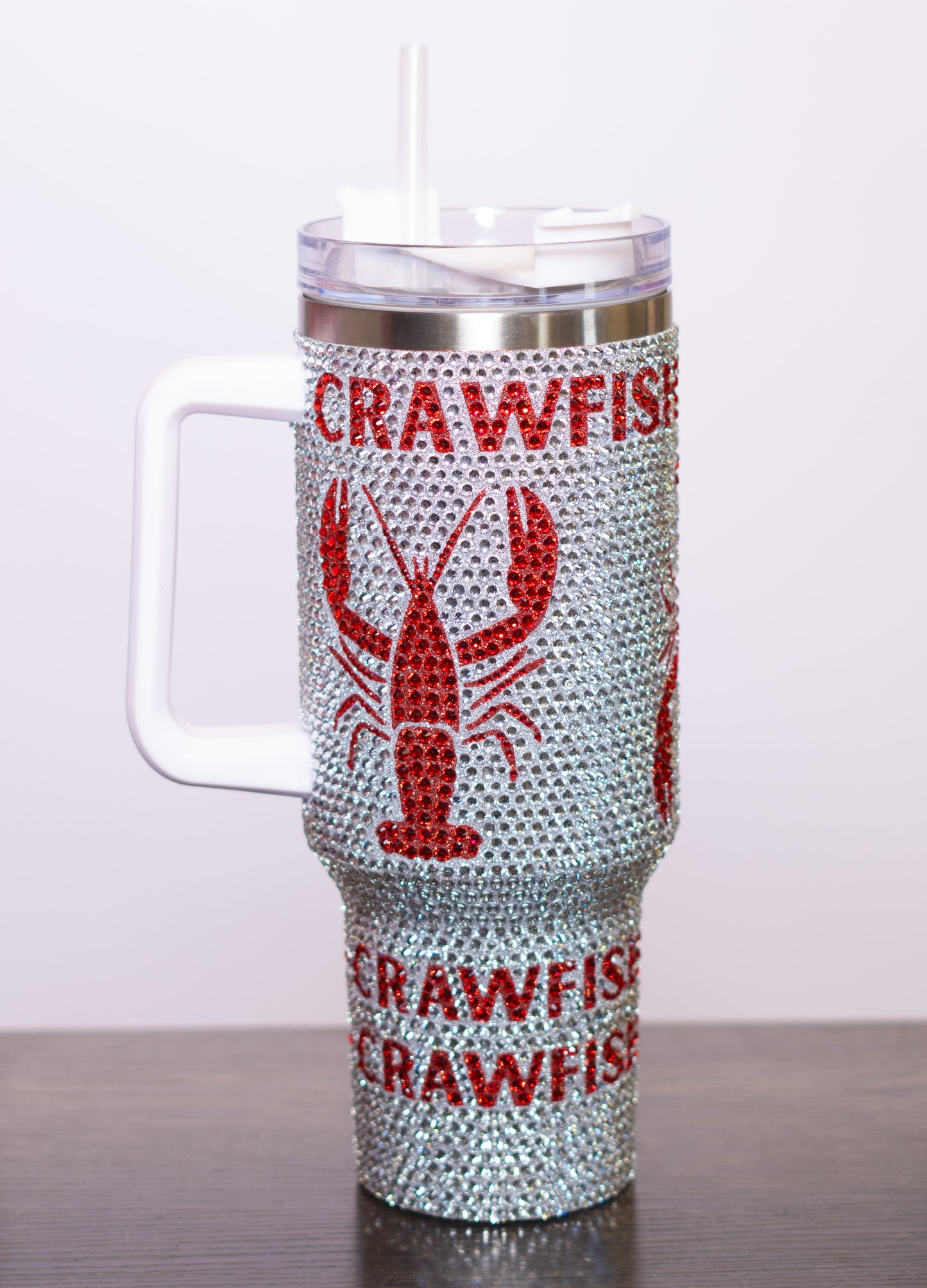 Crawfish | Stainless Steel Rhinestone Cup