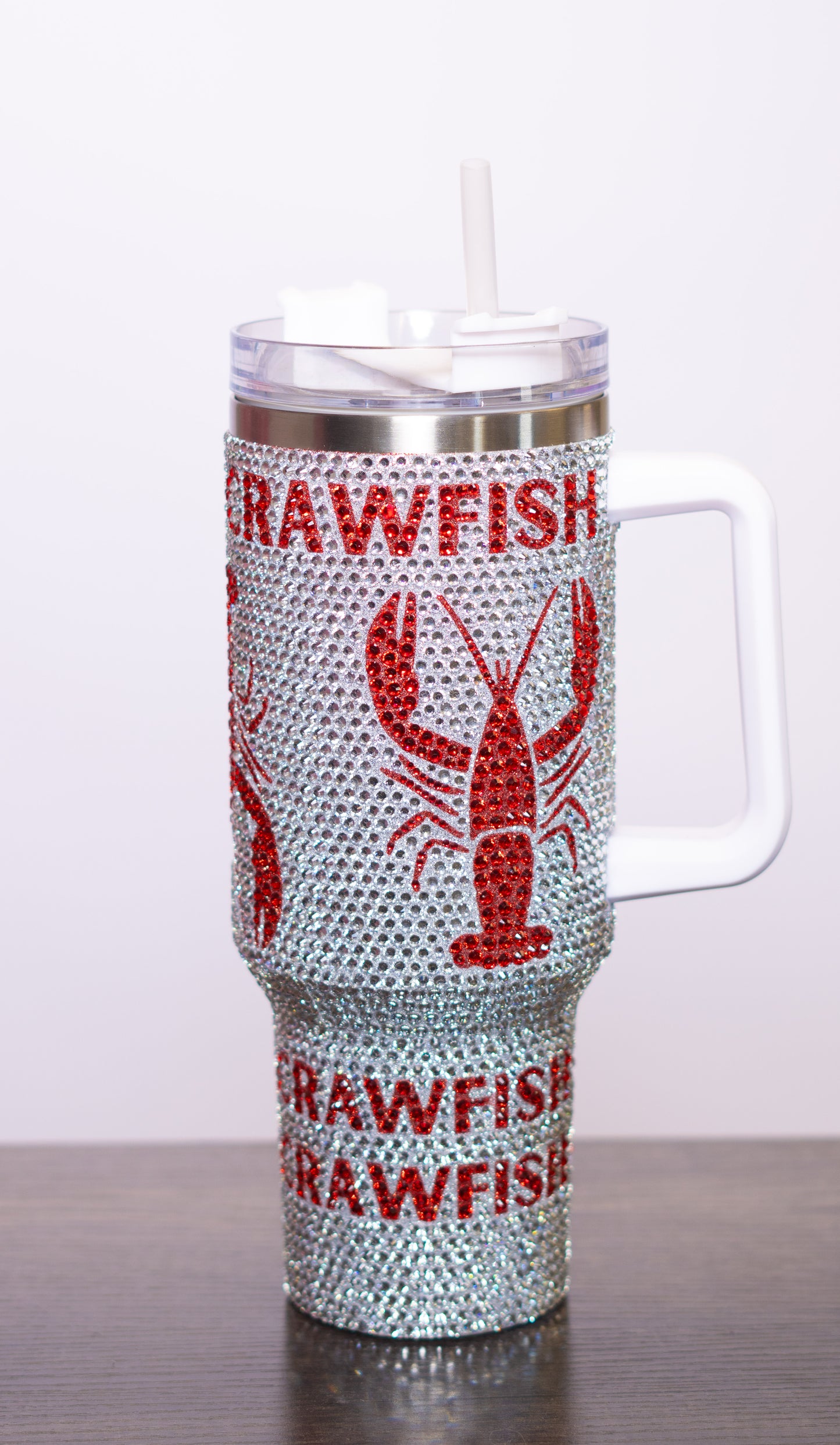 Crawfish | Stainless Steel Rhinestone Cup