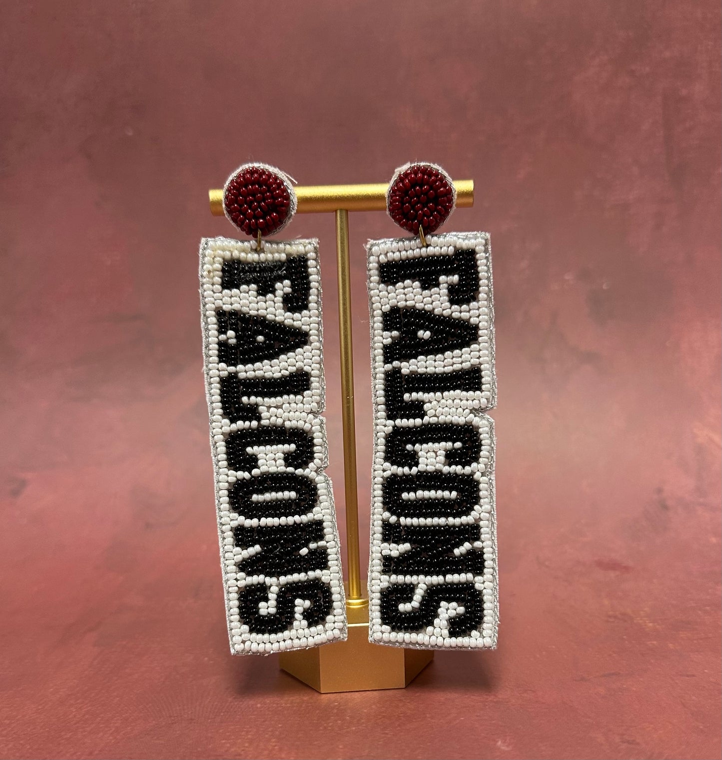 Falcons | Custom Beaded Earrings