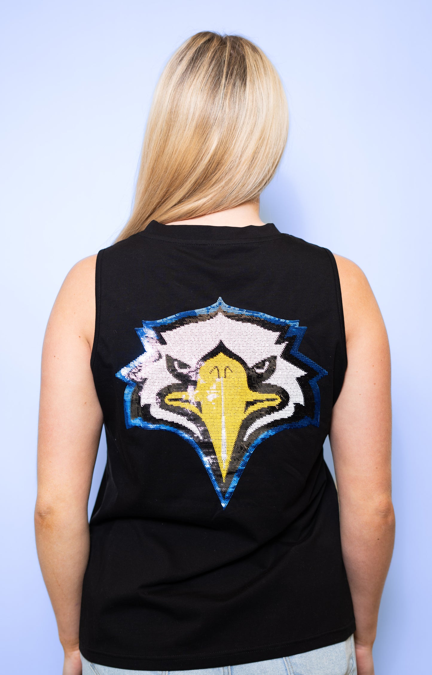 Live Oak | Women's Sequin Design Tank (Black)