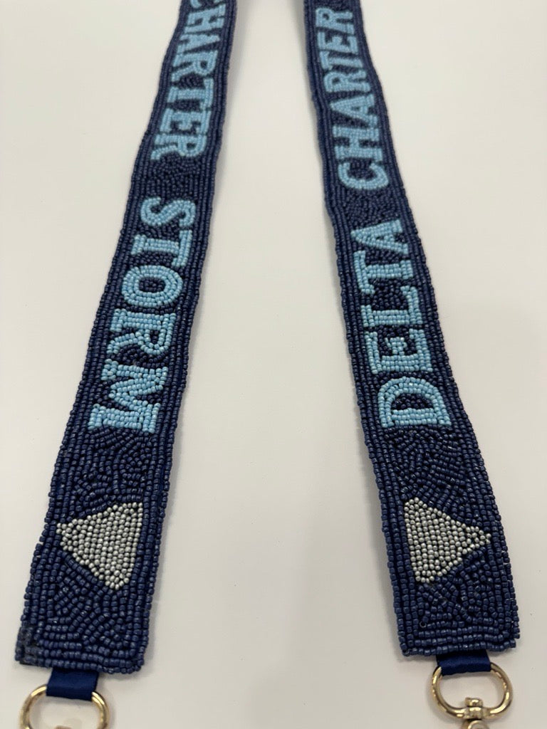 Delta Charter Storm | Custom Beaded Purse Strap