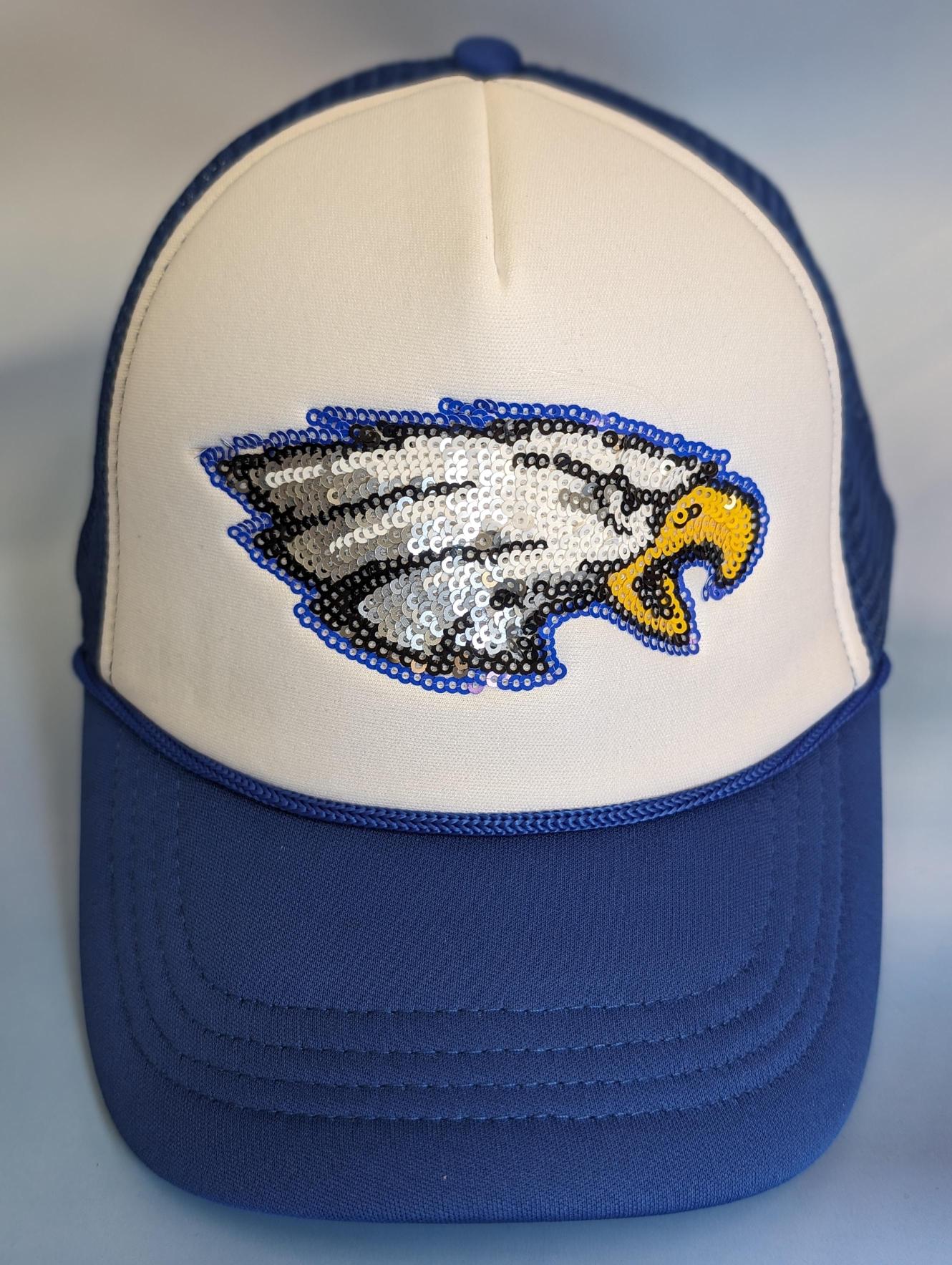 Wholesale | Eagle Pride Hat | Sequin Embroidery Trucker Hat