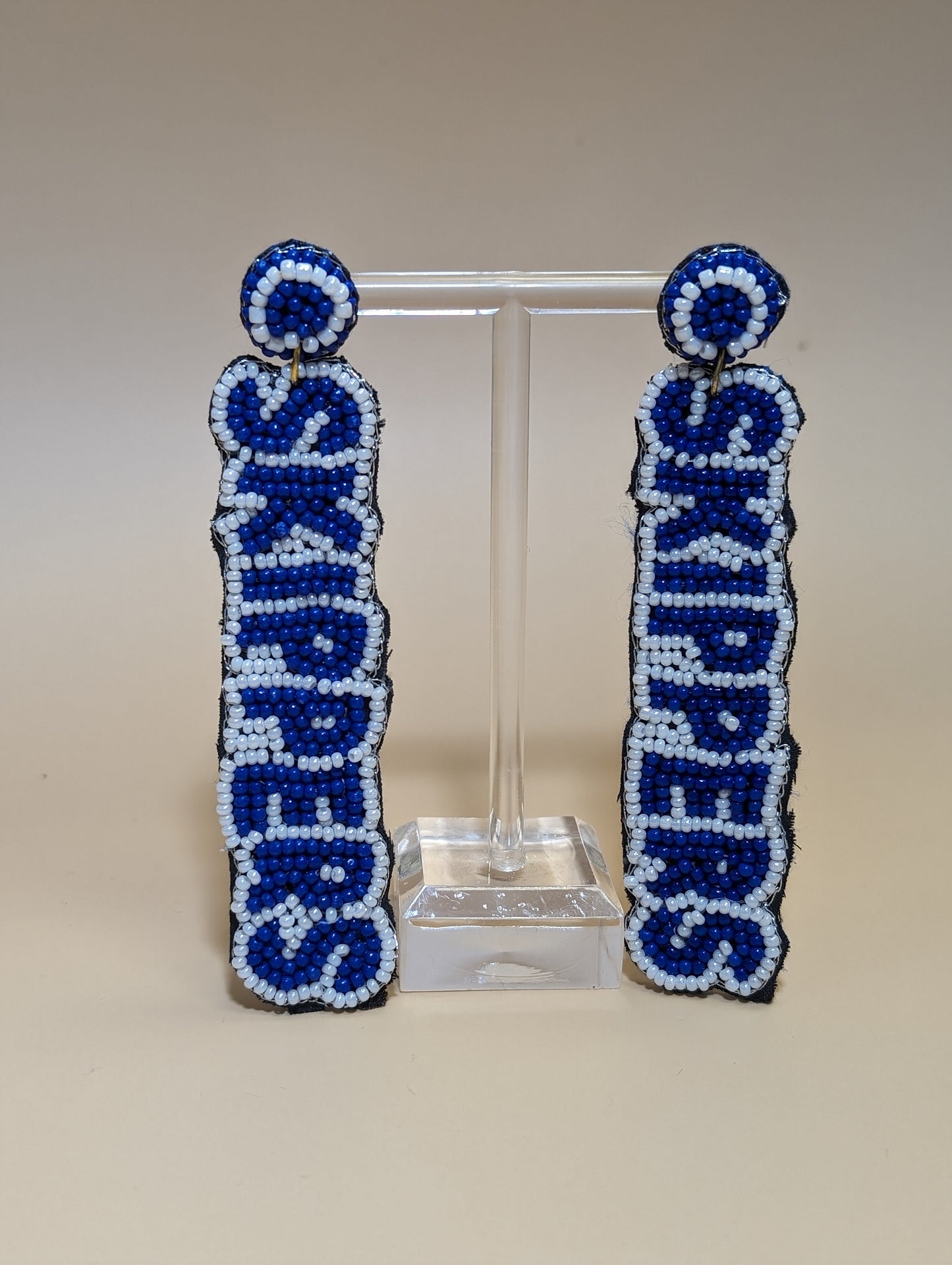 Mandeville Skippers | Custom Beaded Earrings set