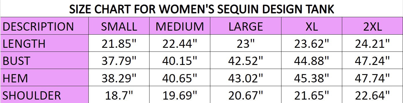 Geauxlden Tank | Women's Sequin Design Tank (Purple)