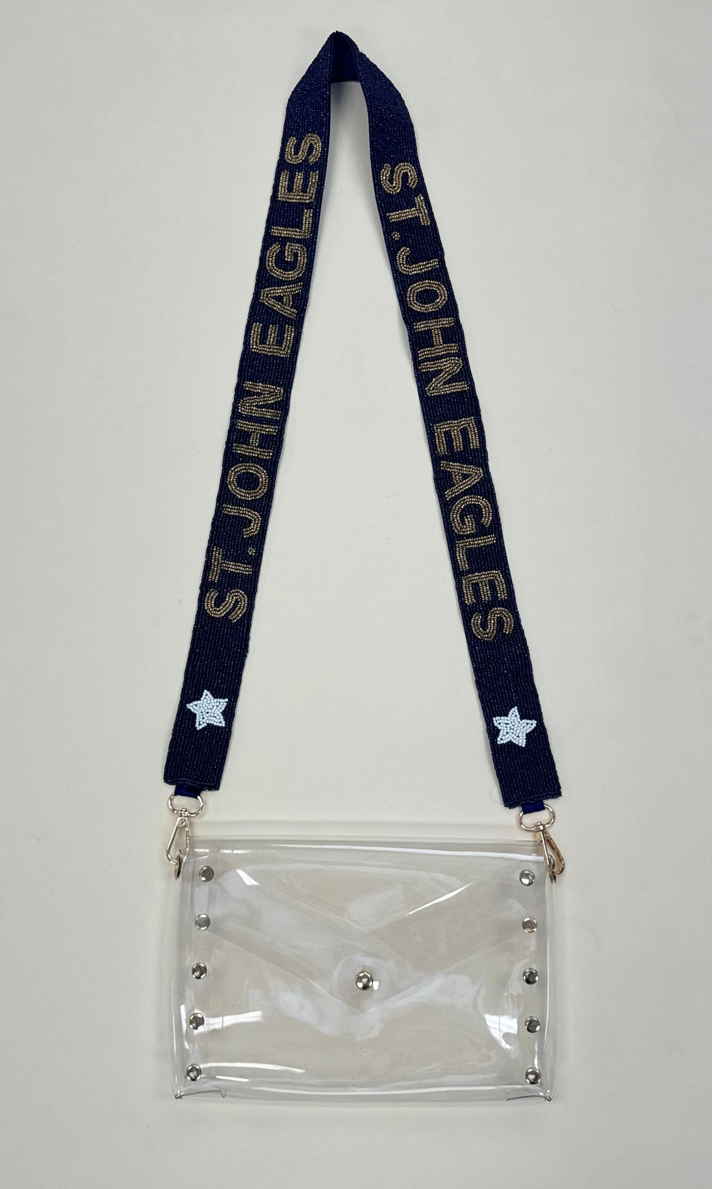 St. John Eagles | Custom Beaded Purse Strap
