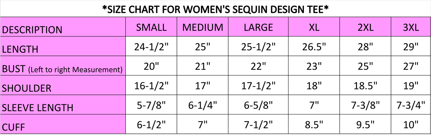 **PRE-ORDER ONLY** LSUS (Licensed) | Women's Sequin Design Tee (Purple)