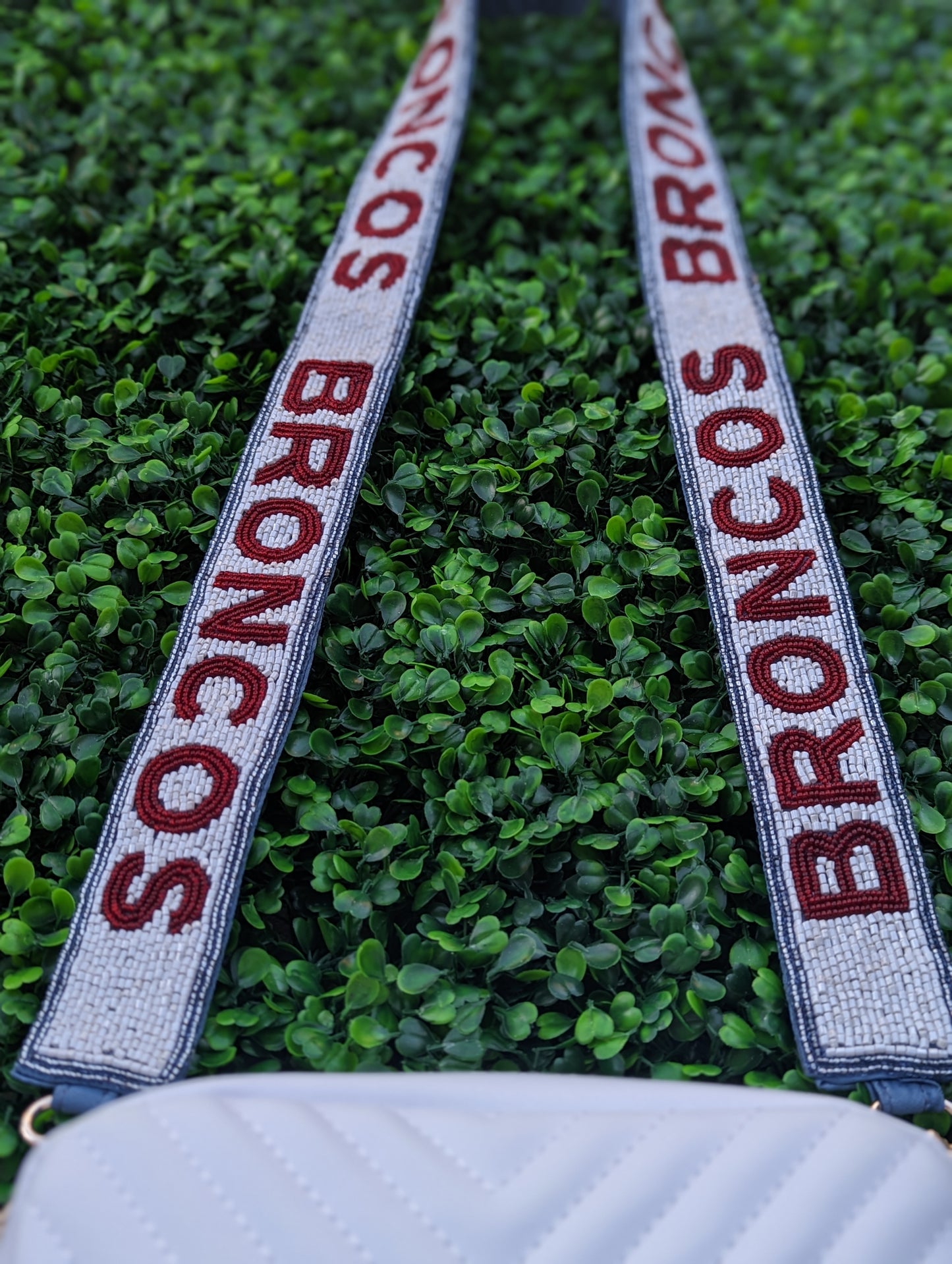 Broncos | Custom Beaded Purse Strap