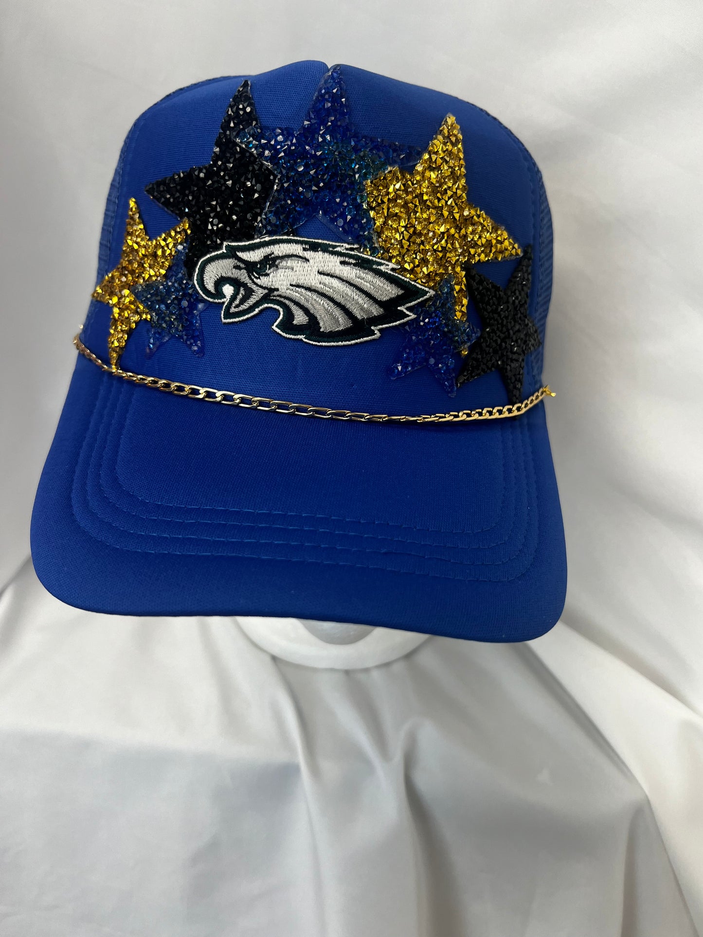 SPARKLING EAGLE | Custom Pre Made Trucker Hat