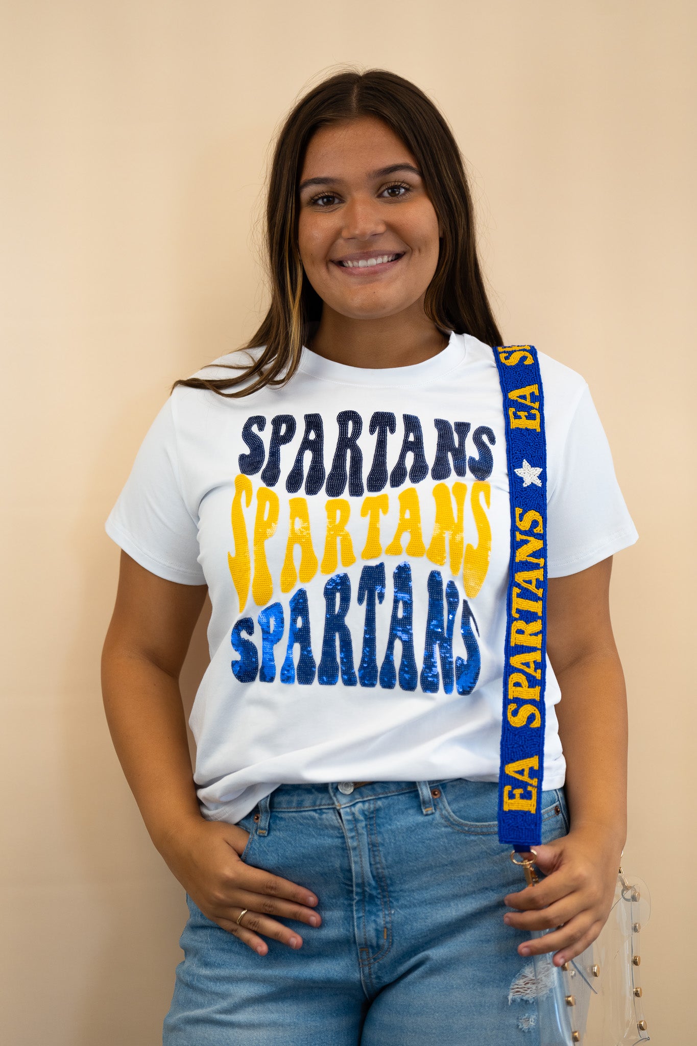 EA SPARTANS | Custom Beaded Purse Strap