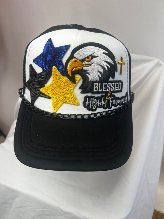 EAGLE BLESSINGS | CUSTOM TRUCKER HAT