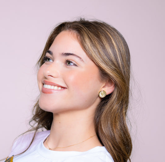 Wholesale | Kappa Delta (Licensed Greek) | Earrings (Gold)