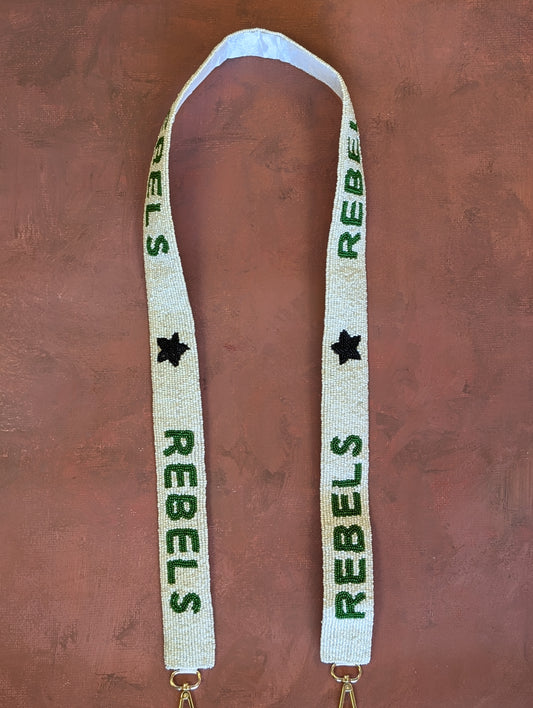 Rebels Custom Beaded Purse Strap