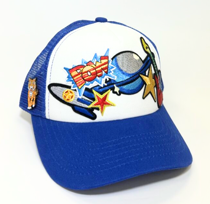 POW | Custom Trucker Hat (Blue)