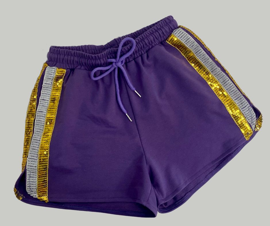You Had Me At Geaux | Women's Jogger Shorts (Purple)