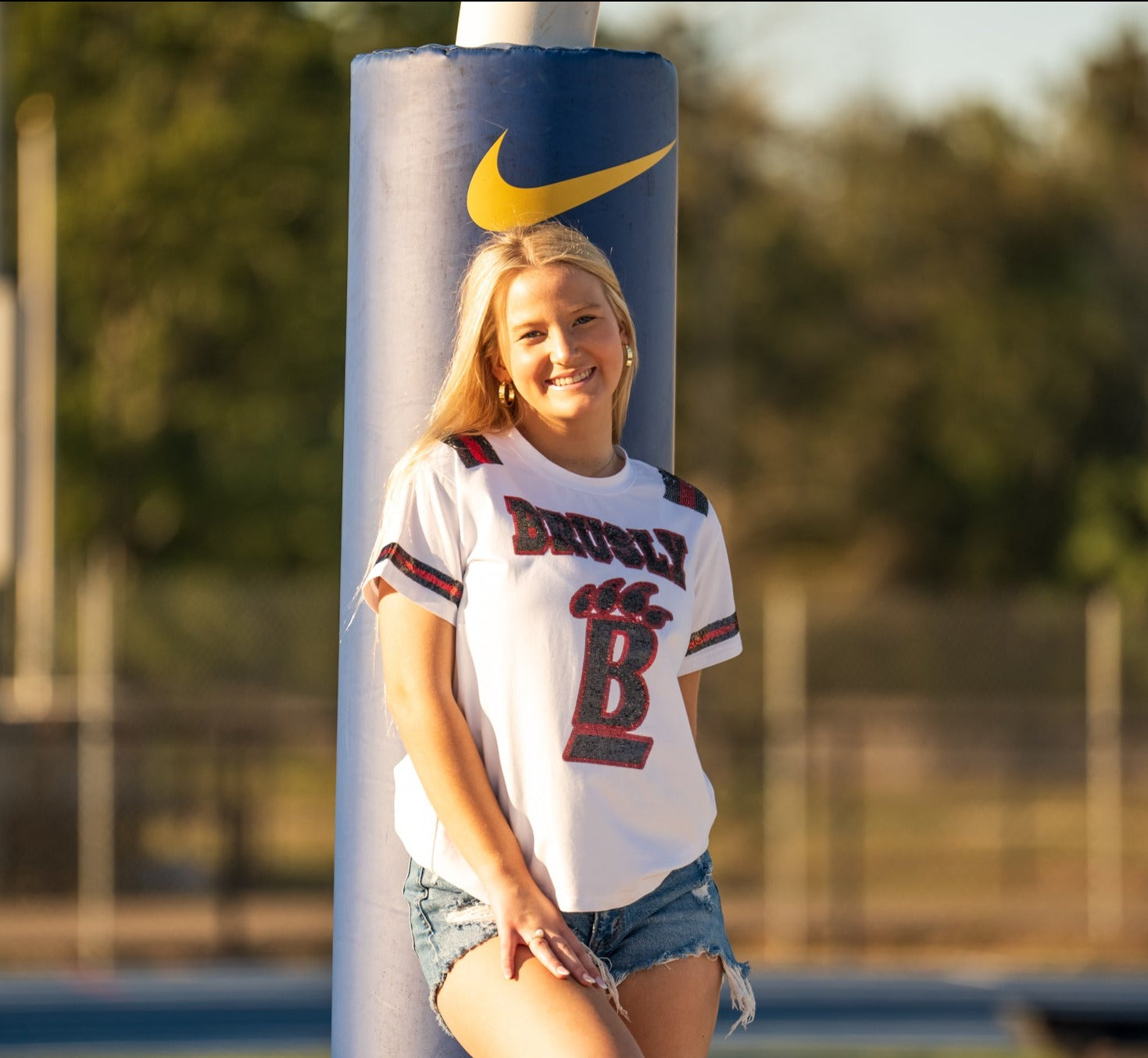 Sequin hotsell jersey shirt