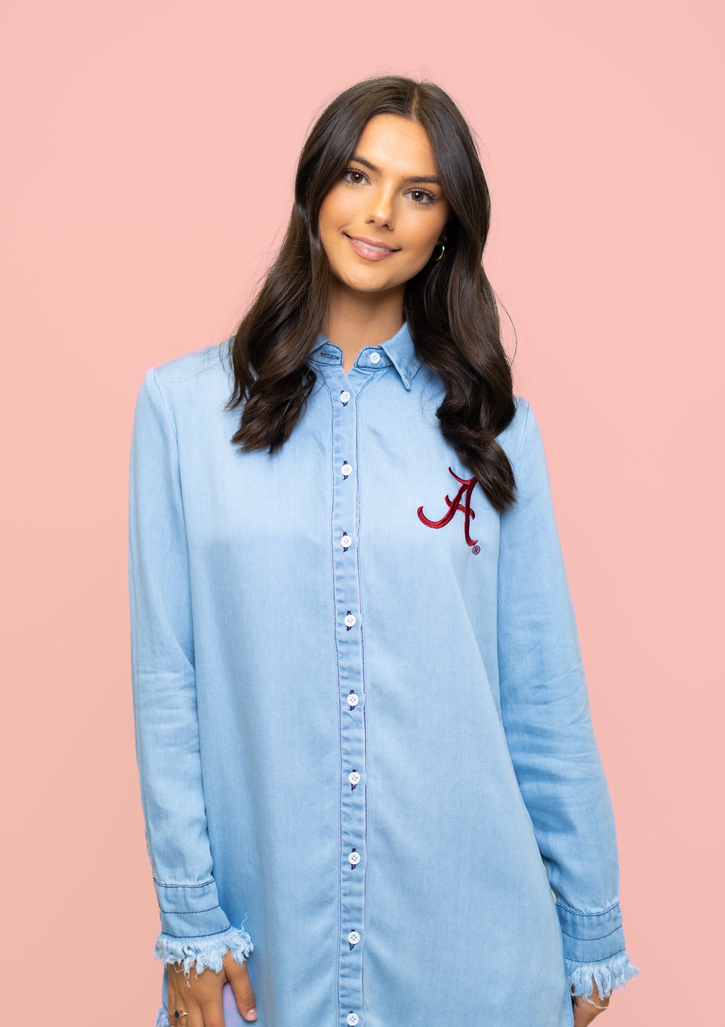 Wholesale | Alabama (LICENSED) | Women's Embroidery Design Dress (Denim)