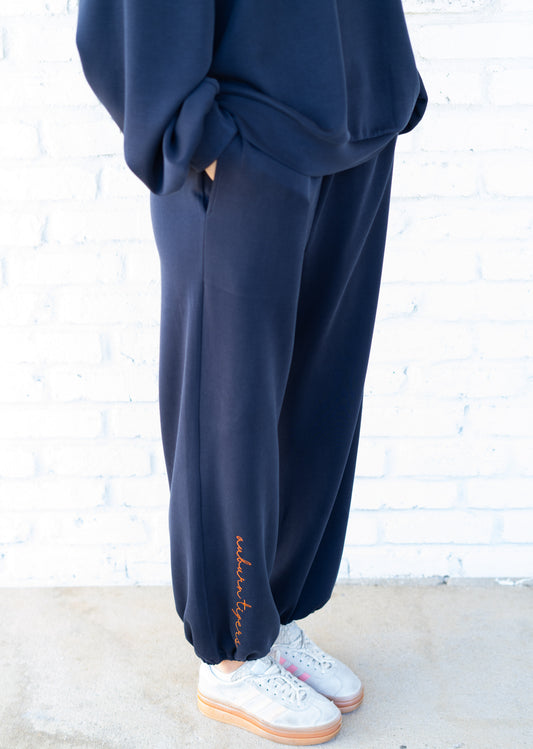 Wholesale | Auburn Tigers (Licensed) | Women's Buttery Soft Joggers (Navy)