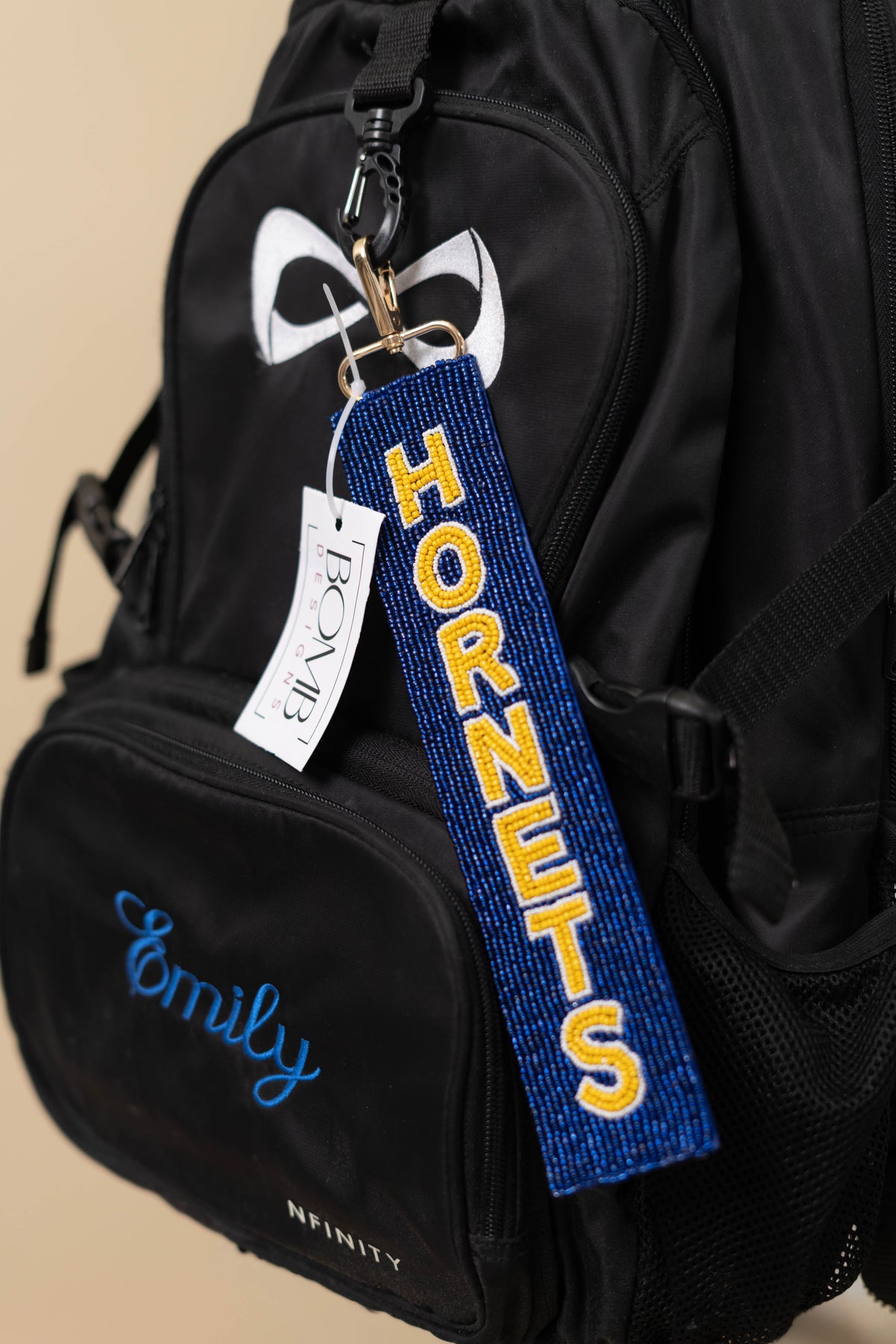 SAS Hornets | Custom Beaded Bag Tag