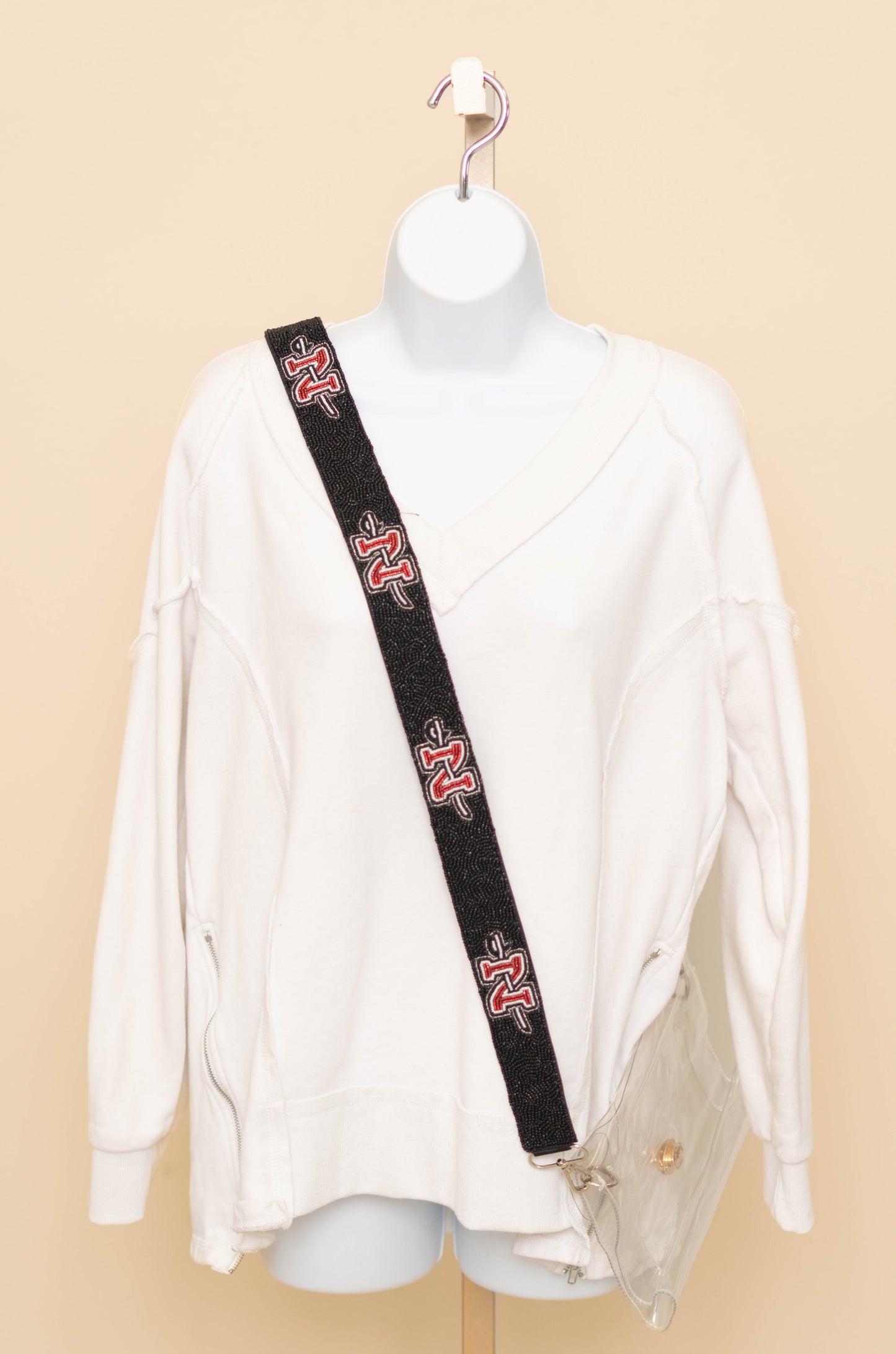 **PRE-ORDER ONLY** Wholesale | Nicholls (Licensed) | Custom Beaded Purse Strap (Black)