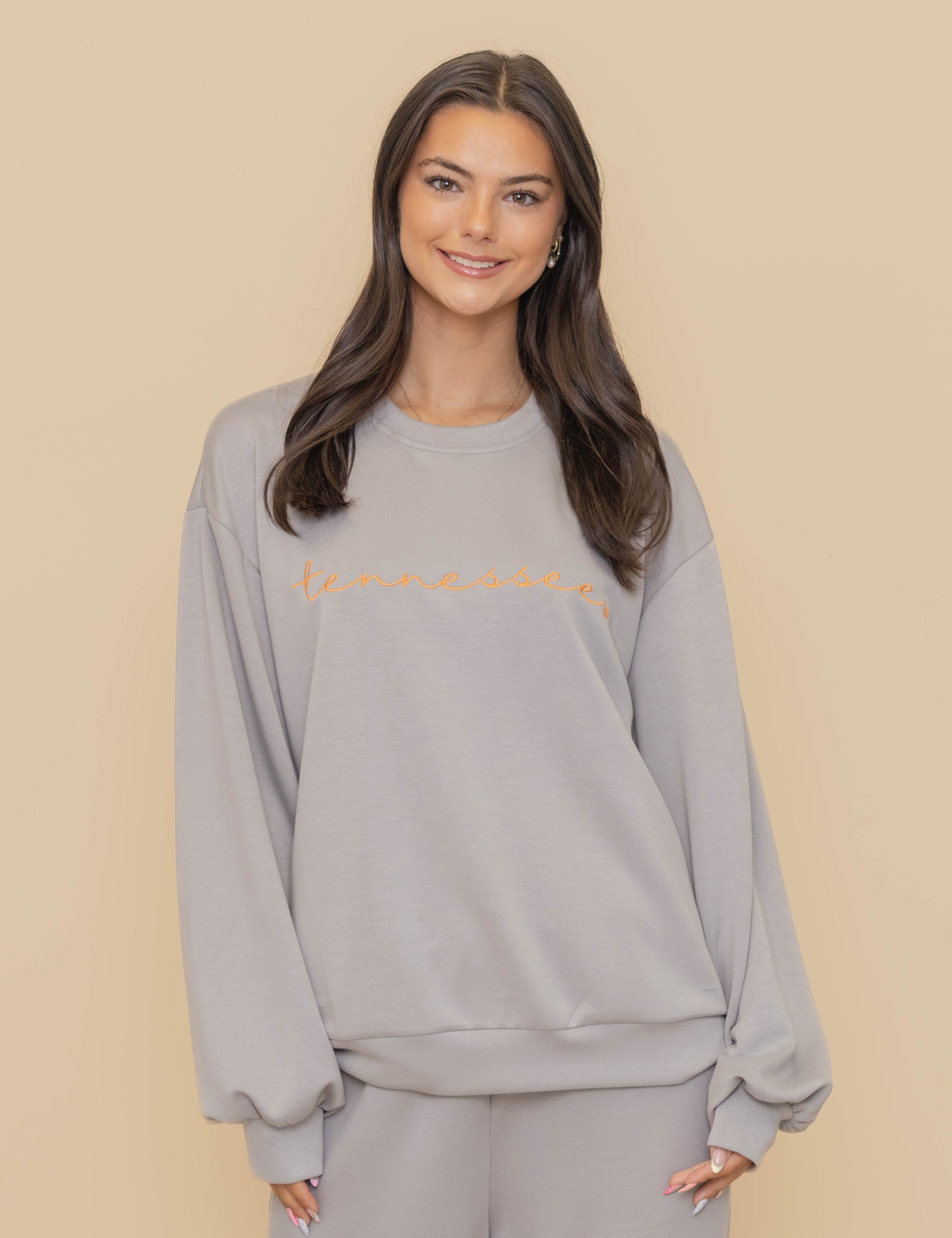 Wholesale | Tennessee (Licensed) | Women's Buttery Soft Pullover (Grey)