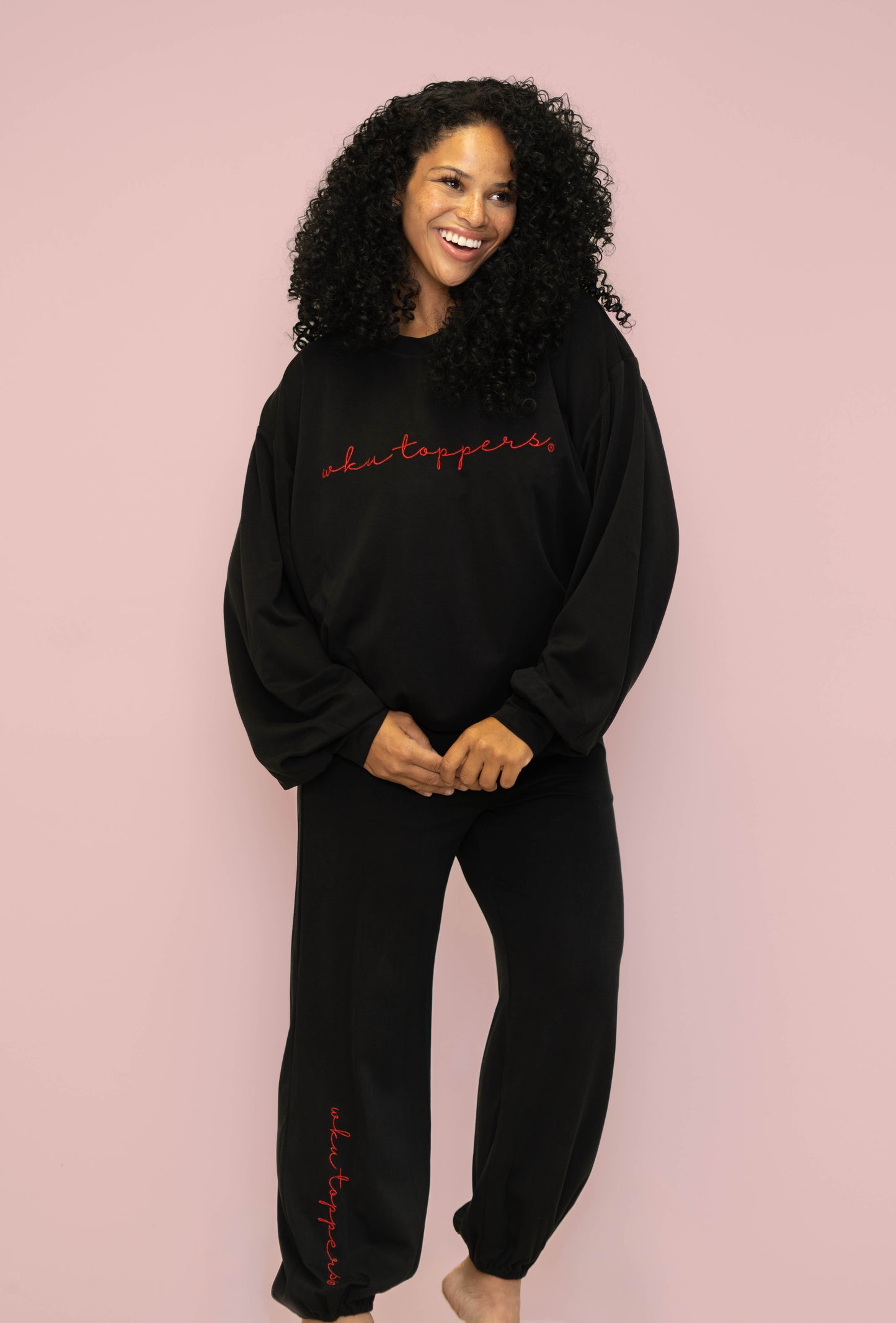 Western Kentucky University "WKU" (Licensed) | Women's Buttery Soft Pullover (Black)