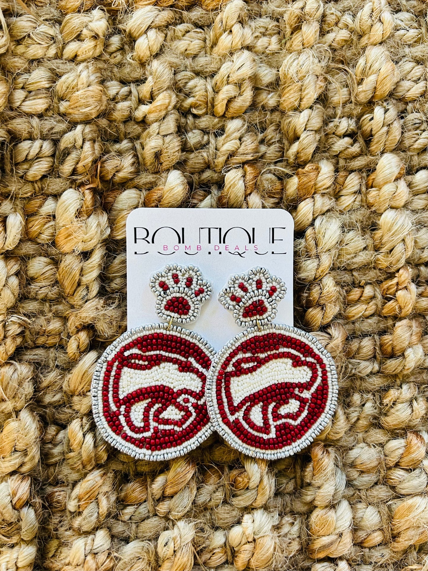 Central Wildcats | Custom Beaded Earrings