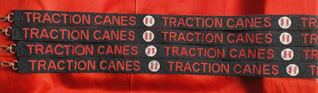 Traction Canes Custom Beaded Purse Strap