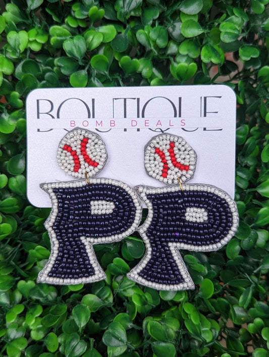 P for Pelicans | Custom Beaded Earrings